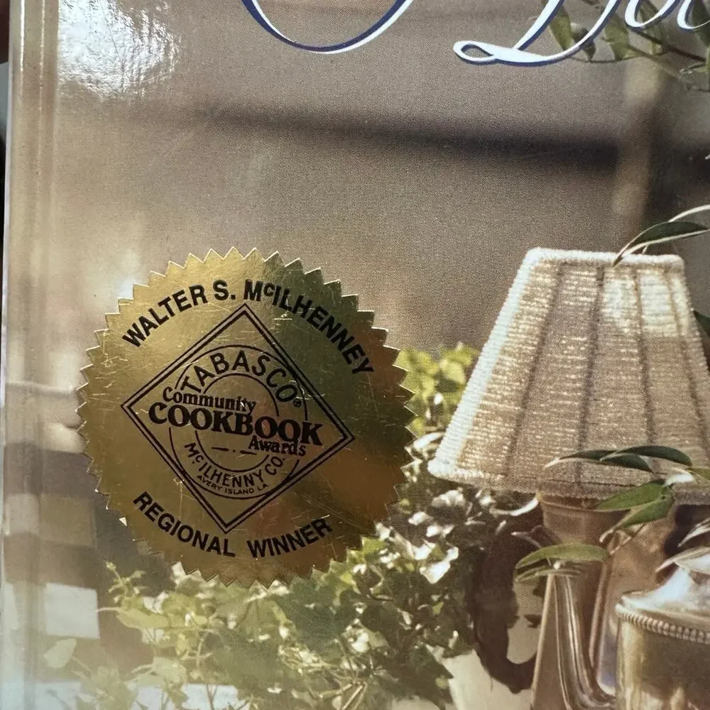 Settings on the Dock of the‎ Bay Vintage Cookbook Hardback